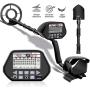 Metal Detectors for Youth & Kids, High Accuracy 10'' Waterproof Discovery Metal Detector, 3 Audio Tone & DISC Modes, Junior Metal Detector Aneken -GC1020