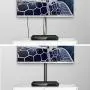 D-Line TV Cable Raceway On-Wall Cord Cover Black | 39 Inch Large Channel to Hide and Conceal Cords, Cables, or Wires | Cable Management | 2” (W) x 1” (H)