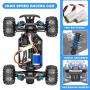 IMDEN Remote Control Car, Terrain RC Cars, Electric Remote Control Off Road Monster Truck, 1:18 Scale 2.4Ghz Radio 4WD Fast 30+ MPH RC Car, with 2 Rechargeable Batteries, Blue