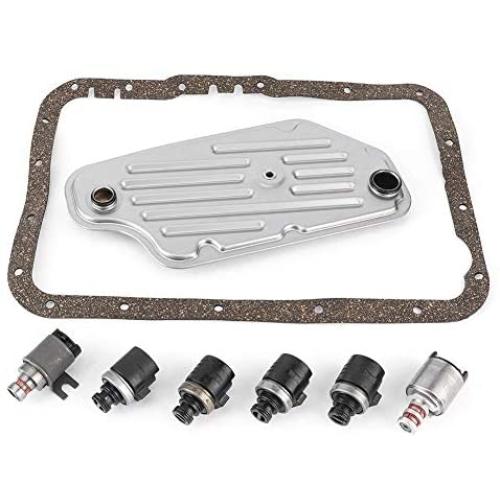 Metal 2WD Solenoid Kit 4R55E Solenoid Kit Filter Set, for Ford Mazda 4R44E 4R55E 5R44E 5R55E Transmission 95-up
