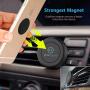 Magnetic Phone Mount, WixGear [2 Pack] Universal Air Vent Magnetic Phone Car Mount Phone Holder, for Cell Phones and Mini Tablets with 4 Metal Plates