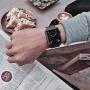 Compatible with Apple Watch Band 38/40mm 42/44mm, Belita Amy Stainless Steel Mesh Loop Replacement Parts for iWatch Band Series 5/4/3/2/1 (Black, 42/44mm)