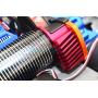 GPM for Traxxas E-Revo 2.0 VXL Brushless (86086-4) Upgrade Parts Aluminum Motor Mount with Heat Sink Fins - 1Pc Set Orange