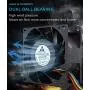GDSTIME 80mm x 38mm 8038 PWM High Speed Dual Ball Bearing DC 12V 80mm Cooling Fan GDSTIME 80mm x 38mm 8038 PWM High Speed Dual Ball Bearing DC 12V 80mm Cooling Fan