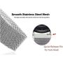 Koreda Compatible with Samsung Galaxy Watch 42mm/Galaxy Watch 3 41mm/Active 40mm/Active 2 40mm 44mm Bands Sets, 20mm Stainless Steel Metal Band + Mesh Loop Replacement Bracelet Strap for Gear Sport
