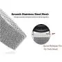 Koreda Compatible with Samsung Galaxy Watch 42mm/Galaxy Watch 3 41mm/Active 40mm/Active 2 40mm 44mm Bands Sets, 20mm Stainless Steel Metal Band + Mesh Loop Replacement Bracelet Strap for Gear Sport