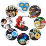 Red Button Maker Machine 58mm 2.28 inch Button Badge Maker Pins Punch Press Machine Aluminum Frame 300pcs Free Button Parts + Circle Cutter (58mm 2.28 inch)
