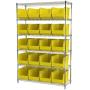 Akro-Mils 30260 AkroBins Plastic Storage Bin Hanging Stacking Containers, (18-Inch x 11-Inch x 10-Inch), Stone, (6-Pack) (30260STONE) Akro-Mils 30260 AkroBins Plastic Storage Bin Hanging Stacking Containers, (18-Inch x 11-Inch x 10-Inch), Stone, (6-Pack) (30260STONE)