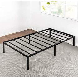 Best Price Mattress 14 Inch Metal Platform Beds w/ Heavy Duty Steel Slat Mattress Foundation (No Box Spring Needed), Black