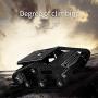 XiaoR Geek Smart Robot Car Chassis Kit Aluminum Alloy Big Tank Chassis with 2WD Motors for Arduino/Raspberry Pi DIY Remote Control Robot Car Toys - Free Tools (Black)