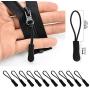 EuTengHao 183Pcs Zipper Repair Kit Zipper Replacement Zipper Pull Rescue Kit with Zipper Install Pliers Tool and Zipper Extension Pulls for Clothing Jackets Purses Luggage Backpacks (Sliver and Black)
