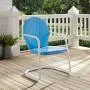 Crosley Furniture Griffith Metal Outdoor Chair - Sky Blue Crosley Furniture Griffith Metal Outdoor Chair - Sky Blue