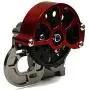 Que-T Full Metal Assembled Transmission Case /Gearbox with Straight Gear for 1/10 Axial SCX10 RC Model Crawler Car Titanium Que-T Full Metal Assembled Transmission Case /Gearbox with Straight Gear for 1/10 Axial SCX10 RC Model Crawler Car Titanium