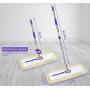 24'' Industrial Strength Cotton Dust Mop with Long Rust-Free Telescopic Handle and Metal Frame