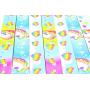 Fun Express Unicorn Metal Slap Bracelets - 12 Pieces