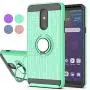 YmhxcY Compatible for LG Stylo 5 / LG Stylo 5 Plus/LG Stylo 5V / LG Stylo 5X Case,360 Degree Rotating Ring & Bracket Dual Layer Shock Bumper Cover for LG Stylo 5-ZH Mint