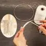 8 Pieces Metal Rings, DIY Wreath Gold Metal Rings Macrame Rings for Crafts, Dream Catcher, Baby Mobile, Wedding and Home Decor (Gold, 12 Inch, 10 Inch)