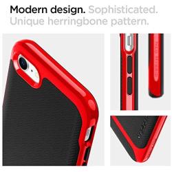 Spigen Neo Hybrid Designed for iPhone SE 2020 Case/Designed for iPhone 8 Case (2017) / Designed for iPhone 7 Case (2016) - Dante Red