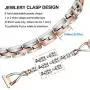 TRUMiRR Women Band for Samsung Galaxy Watch 42mm / Active 2 40mm 44mm Rose Gold, TRUMiRR 20mm Jewelry Stainless Steel Watchband Diamond Strap Feminine Cuff Bracelet for Garmin Vivoactive 3 / 3 Music