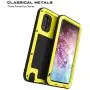 Galaxy Note 10 Plus Case,Bpowe Super Shockproof Silicone Aluminum Metal Armor Tank Heavy Duty Sturdy Protector Cover Hard Case for Samsung Galaxy Note 10 Plus/Galaxy Note 10+ 5G 6.8'' 2019 (Yellow)
