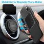 Magnetic Phone Car Mount Vent Strong 2 Pack, VOLPORT Universal Air Vent Magnetic Car Mount Airvent Clip Magnet Cell Phone Holder for Car with Mount Metal Plates Compatible for iPhone 12 11, Galaxy S10