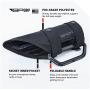 GPCA Metal Grab Handle - GP-Grip LITE for Jeep Wrangler JL JT JK Sport Sahara Rubicon Gladiator 4DR 2DR 2007-2021 with 3'' roll bar. Patented (Pair, Jet Black)