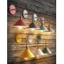 iYoee Wall Sconce Lamps Lighting Fixture with on Off Switch,Green Macaron Wall lamp E26 Edison Copper lamp Holder with Frosted Paint Body Bedside lamp Bathroom Vanity Lights