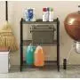 Whitmor Adjustable 3 Tier Shelving with Leveling Feet - Black Whitmor Adjustable 3 Tier Shelving with Leveling Feet - Black