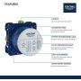 Grohe 35601000 Rapido Smartbox Universal Rough-In Box, StarLight Chrome