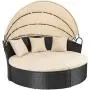 Homall Patio Furniture Outdoor Daybed with Retractable Canopy Wicker Furniture Sectional Seating with Washable Cushions for Patio Backyard Porch Pool Round Daybed Separated Seating (Beige) Homall Patio Furniture Outdoor Daybed with Retractable Canopy Wicker Furniture Sectional Seating with Washable Cushions for Patio Backyard Porch Pool Round Daybed Separated Seating (Beige)