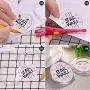 BUYGOO 30Pcs 2.4 inch Acrylic Design Button Badge Clear Button Pin Badges Kit for DIY Crafts and Childrens Paper Craft Activities and More