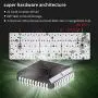 GK61 Mechanical Gaming Keyboard - 61 Keys Multi Color RGB Illuminated LED Backlit Wired Programmable for PC/Mac Gamer (Gateron Optical Black, Black)