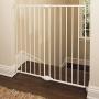 Munchkin Extending XL Tall and Wide Baby Gate,  Hardware Mounted Safety Gate for Stairs, Hallways and Doors, Extends 33'' - 56'' Wide, Metal, White