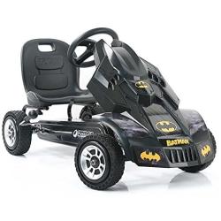 Hauck Batmobile Pedal Go Kart, Superhero Ride-On Batman Vehicle, Kids 4 and Older, Peddle & Patrol the Streets of Gotham just like Batman, Race-Styled Pedals & Rubber Wheels [Amazon Exclusive]