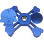 DoDoMagxanadu Skull Hand Fidget Spinner Metal Spinner Toy Focusing Fidget Toys Relievers Stress and Anxiety for Kids & Adults with ADHD Autism(Blue)