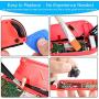 Joy-con Joystick Replacement, 4 Switch Analog Stick Parts for Nintendo Switch Joy Con, Controller Repair Kit Include 4 Thumb 3D Sticks, 2 Metal Buckles, 2 Screwdriver, Pry Tools, 6 Thumb Stick Grips