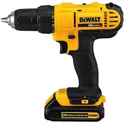 DEWALT 20V MAX Cordless Drill / Driver Kit, Compact, 1/2-Inch (DCD771C2)