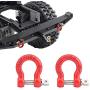 VERBAY RC Car Trailer Buckle, 12 Pcs Metal Tow Shackle Rescue Lock Catch for RC Climbing Crawler Car Accessory Parts