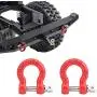 VERBAY RC Car Trailer Buckle, 12 Pcs Metal Tow Shackle Rescue Lock Catch for RC Climbing Crawler Car Accessory Parts