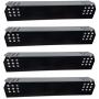 Hongso PPG371 (4-Pack) Porcelain Steel Heat Plate, Heat Shield, Heat Tent, Burner Cover, Vaporizor Bar Replacement for Grill Master 720-0697, 720-0737, Nexgrill 720-0830H, 720-0783E Gas Grill Models