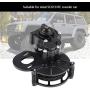 RC Car Transmission Gearbox with Gear, Metal RC Transmission Gear Box for Axial SCX10 RC Crawler Car Replacement Upgrade Part Accessory