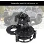 RC Car Transmission Gearbox with Gear, Metal RC Transmission Gear Box for Axial SCX10 RC Crawler Car Replacement Upgrade Part Accessory