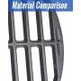 X Home 66095 Cast Iron Grill Grates for Weber Genesis II and Genesis II LX 300 Series, Genesis II E/S-310, Upgraded Sear Grates Replacement Parts with Gourmet BBQ System, 18.9'' x 13.3'', Set of 3
