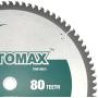 TOMAX 10-Inch 80 Tooth TCG Aluminum and Non-Ferrous Metal Saw Blade with 5/8-Inch Arbor