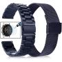 Koreda Compatible with Samsung Galaxy Watch 42mm/Galaxy Watch 3 41mm/Active 40mm/Active 2 40mm 44mm Bands Sets, 20mm Stainless Steel Metal Band + Mesh Loop Replacement Bracelet Strap for Gear Sport