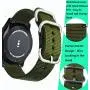 Olytop for Galaxy Watch 3 45mm / Gear S3 Band, 22mm Quick Release Woven NYLON NATO Band Soft Replacement Strap Wristband for Samsung Galaxy Watch3 45mm/Galaxy Watch 46mm, Moto 360 2 46mm SmartWatch - Army Green Olytop for Galaxy Watch 3 45mm / Gear S3 Band, 22mm Quick Release Woven NYLON NATO Band Soft Replacement Strap Wristband for Samsung Galaxy Watch3 45mm/Galaxy Watch 46mm, Moto 360 2 46mm SmartWatch - Army Green
