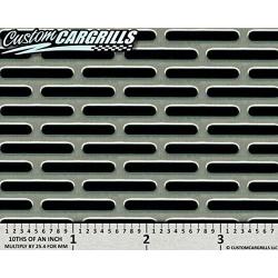 CCG 16''x48'' Perforated SS Grill Mesh Sheet - Silver