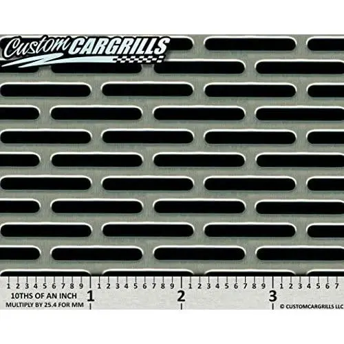 CCG 16''x48'' Perforated SS Grill Mesh Sheet - Silver CCG 16''x48'' Perforated SS Grill Mesh Sheet - Silver
