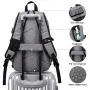 Laptop Backpack,Business Travel Anti Theft Backpack for Men Women with USB Charging Port,Slim Durable Water Resistant College School Bookbag Computer Backpack Fits 15.6 Inch Laptop Notebook,Grey