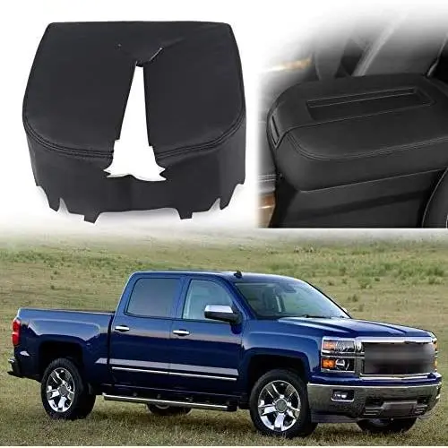VANJING Compatible with Center Console Cover Armrest Cover Chevy GMC Avalanche Silverado Tahoe Suburban Yukon Yukon XL Sierra 2007-2013 (Leather Part Only) VANJING Compatible with Center Console Cover Armrest Cover Chevy GMC Avalanche Silverado Tahoe Suburban Yukon Yukon XL Sierra 2007-2013 (Leather Part Only)
